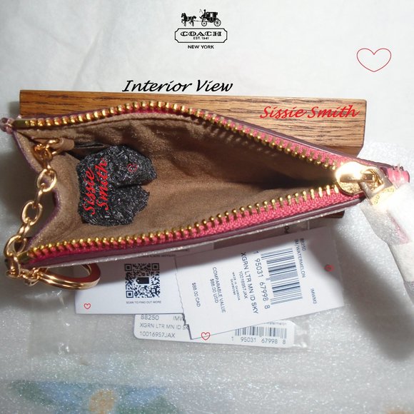 🍉 Coach Watermelon Mini Skinny ID Case 🍉 - Picture 3 of 5